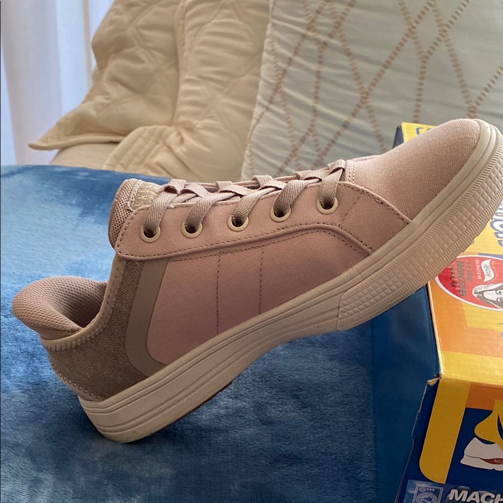 Skechers Pink Slip-On Sneakers - Picture 4 of 6